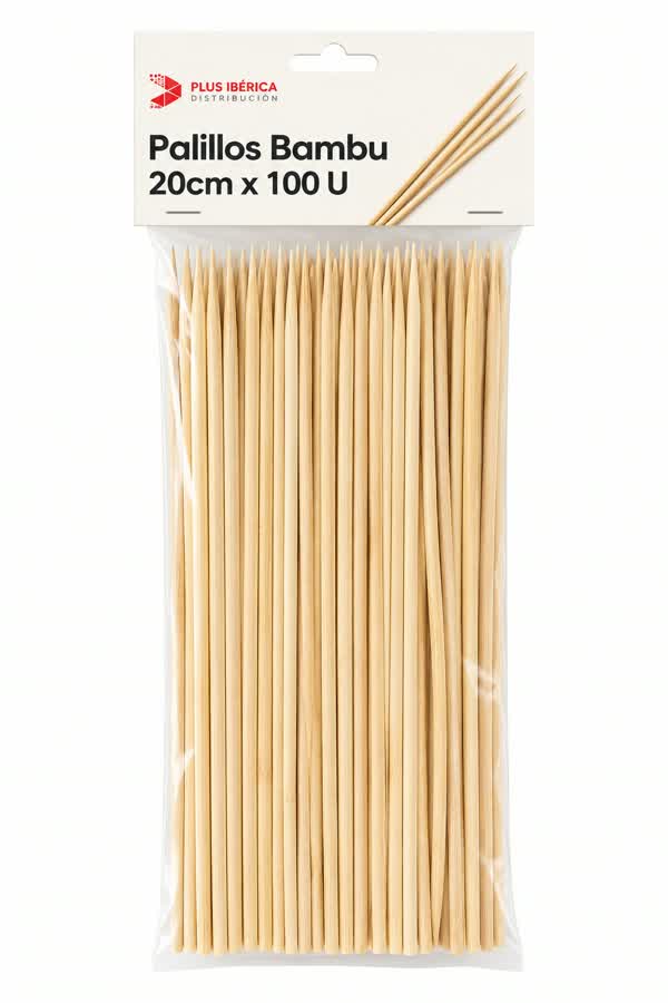 PINCHO BAMBU 20CM C/100B