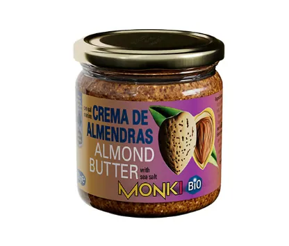 PURE DE ALMENDRAS CRUDAS (MONKI) 6/330G