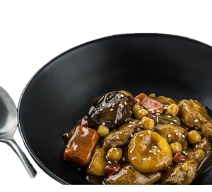 TAJINE POLLO C/OREJONES Y CIRUELAS PASAS (PROAPRO) 3/2KG