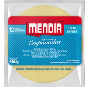 TAPA EMPANADAS GRANDES BOLSA 12UD (MENDIA) HORNO-FREIR 30/460G